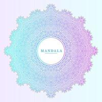 vetor de mandala gradiente para um belo design