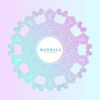 lindo vetor de mandala gradiente para design