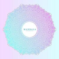 vetor de mandala gradiente elegante para design