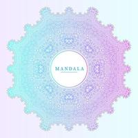 lindo vetor de mandala gradiente para design