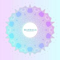 vetor de mandala gradiente para um belo design