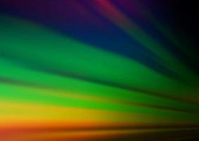 modelo de vetor de arco-íris multicolorido escuro com varas repetidas.