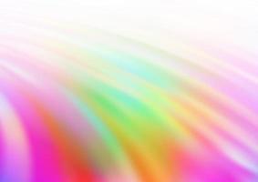 luz multicolor, fundo do vetor do arco-íris com linhas dobradas.