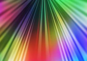 luz multicolor, textura de vetor de arco-íris com linhas coloridas.