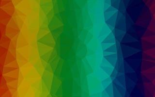 luz multicolor, vetor de arco-íris brilhante padrão triangular.