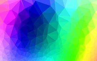 luz multicolorida, capa de mosaico de triângulo de vetor de arco-íris.