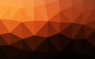 layout abstrato do polígono do vetor laranja escuro.