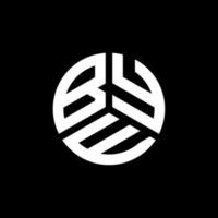 tchau design de logotipo de carta em fundo branco. adeus conceito de logotipo de letra de iniciais criativas. adeus design de carta. vetor
