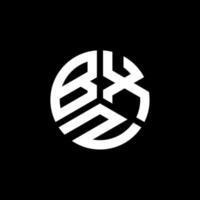 design de logotipo de letra bxz em fundo branco. conceito de logotipo de letra de iniciais criativas bxz. design de letra bxz. vetor