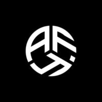 design de logotipo de carta afy em fundo branco. afy conceito de logotipo de letra de iniciais criativas. design de letra afy. vetor