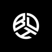 design de logotipo de carta bdh em fundo branco. conceito de logotipo de letra de iniciais criativas bdh. design de letra bdh. vetor