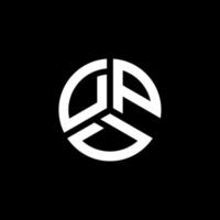 design de logotipo de carta dpd em fundo branco. conceito de logotipo de letra de iniciais criativas dpd. design de letra dpd. vetor