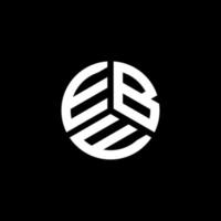 design de logotipo de carta ebe em fundo branco. conceito de logotipo de letra de iniciais criativas ebe. design de letra ebe. vetor