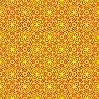 padrão geométrico amarelo e vermelho vetor