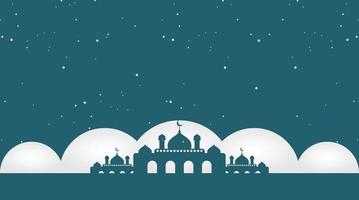 fundo islâmico. fundo de eid mubarak. fundo do Ramadã Kareem. vetor