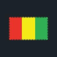 desenho vetorial de bandeira da Guiné. bandeira nacional vetor
