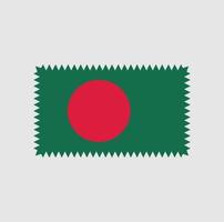 projeto de vetor de bandeira de bangladesh. bandeira nacional
