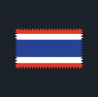 projeto de vetor de bandeira de tailândia. bandeira nacional