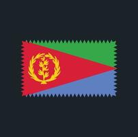 desenho vetorial de bandeira da eritreia. bandeira nacional vetor