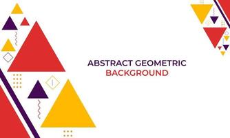 fundo de forma geométrica triângulo colorido vetor