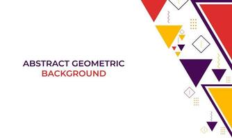 fundo de forma geométrica triângulo colorido vetor