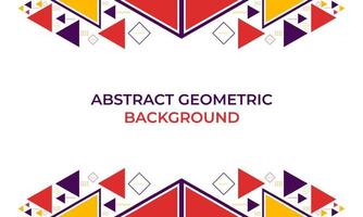 fundo de forma geométrica triângulo colorido vetor