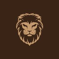 ilustração vetorial de logotipo de cabeça de leão vetor