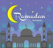 ilustração vetorial gráfico ramadan kareem vetor