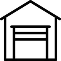 ilustração vetorial de garagem em símbolos de qualidade background.premium. ícones vetoriais para conceito e design gráfico. vetor