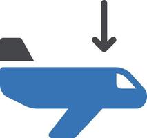 ilustração vetorial de avião em símbolos de qualidade background.premium. ícones vetoriais para conceito e design gráfico. vetor