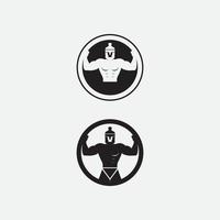 ilustração vetorial de design de logotipo de fitness
