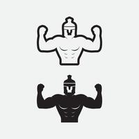 ilustração vetorial de design de logotipo de fitness vetor