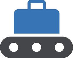 ilustração vetorial de bagagem em símbolos de qualidade background.premium. ícones vetoriais para conceito e design gráfico. vetor