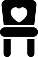 ilustração vetorial de cadeira de bebê em símbolos de qualidade background.premium. ícones vetoriais para conceito e design gráfico. vetor