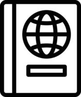 ilustração vetorial de passaporte em símbolos de qualidade background.premium. ícones vetoriais para conceito e design gráfico. vetor