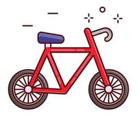 ilustração vetorial de bicicleta em símbolos de qualidade background.premium. ícones vetoriais para conceito e design gráfico. vetor