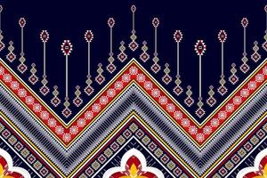 design de padrão étnico geométrico abstrato. tecido asteca tapete mandala ornamento boho nativo chevron têxtil decoração wallpaper. fundo de vetor de bordado tradicional étnico tribal