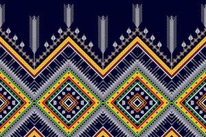 design de padrão étnico geométrico abstrato. tecido asteca tapete mandala ornamento boho nativo chevron têxtil decoração wallpaper. fundo de vetor de bordado tradicional étnico tribal