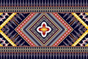 design de padrão étnico geométrico abstrato. tecido asteca tapete mandala ornamento boho nativo chevron têxtil decoração wallpaper. fundo de vetor de bordado tradicional étnico tribal