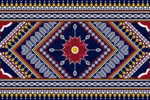 design de padrão étnico geométrico abstrato. tecido asteca tapete mandala ornamento boho nativo chevron têxtil decoração wallpaper. fundo de vetor de bordado tradicional étnico tribal