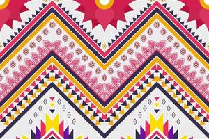 design de padrão étnico abstrato geométrico. tecido asteca tapete mandala ornamento chevron têxtil decoração papel de parede. fundo de vetor de bordado tradicional étnico nativo tribal boho