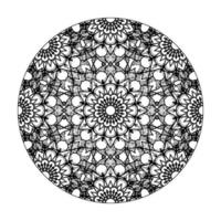 mandala desenhada à mão. decoração em ornamento de doodle oriental étnica. vetor