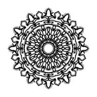 mandala desenhada à mão. decoração em ornamento de doodle oriental étnica. vetor