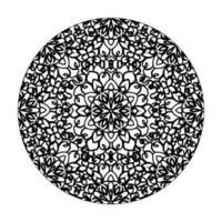 mandala desenhada à mão. decoração em ornamento de doodle oriental étnica. vetor