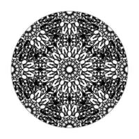 mandala desenhada à mão. decoração em ornamento de doodle oriental étnica. vetor