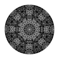 mandala desenhada à mão. decoração em ornamento de doodle oriental étnica. vetor