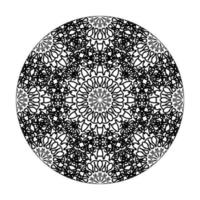 mandala desenhada à mão. decoração em ornamento de doodle oriental étnica. vetor