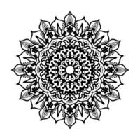 mandala desenhada à mão. decoração em ornamento de doodle oriental étnica. vetor