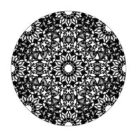 mandala desenhada à mão. decoração em ornamento de doodle oriental étnica. vetor