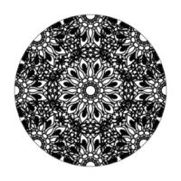 mandala desenhada à mão. decoração em ornamento de doodle oriental étnica. vetor